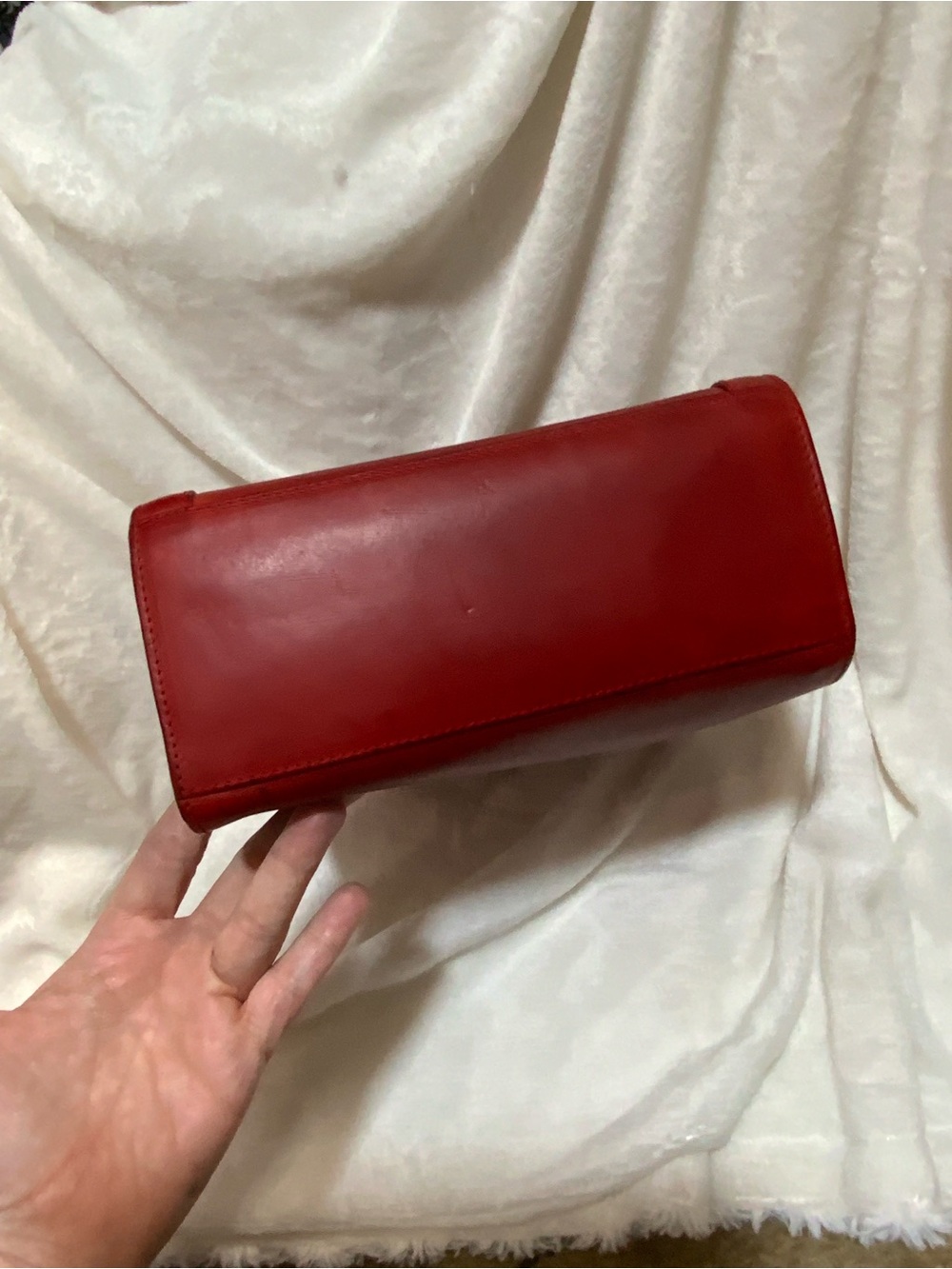 Dooney & Bourke Red Leather Top-Handle Crossbody Bag - Picture 5 of 5